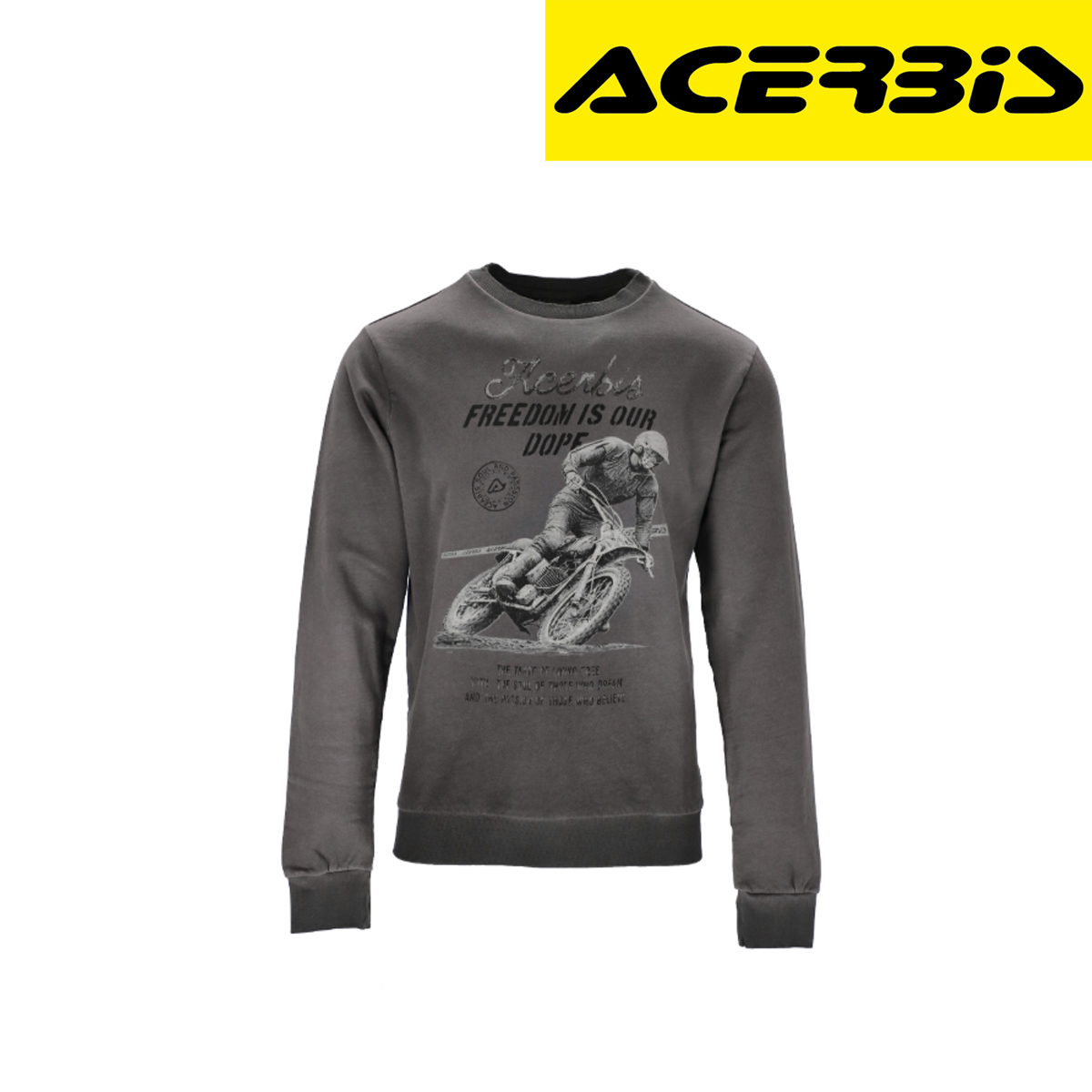 Majica dugih rukava - duks za motor Acerbis SP Club Freedom - Siva