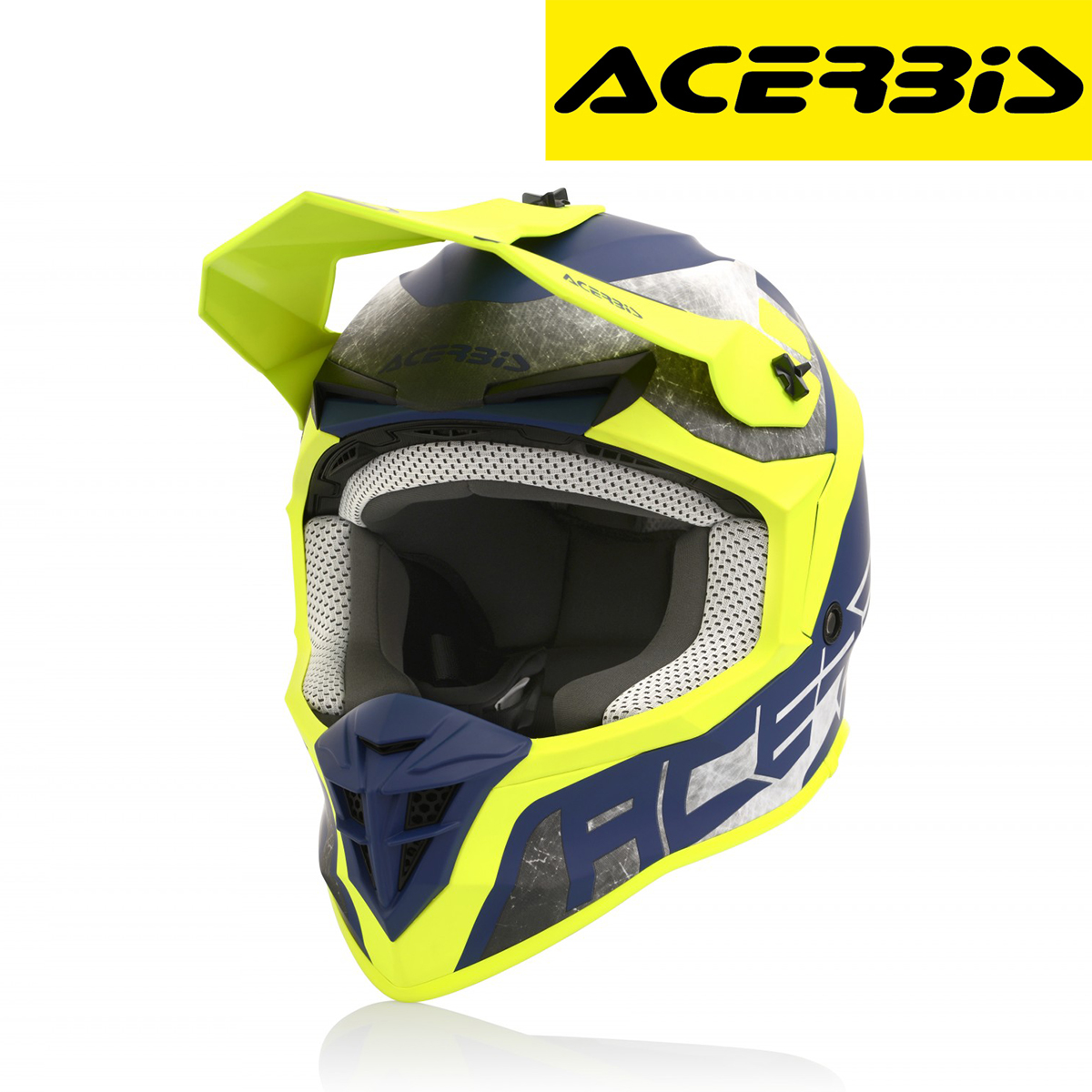 Zatvorena - full face off road kaciga za motor Acerbis Linear - PŽ