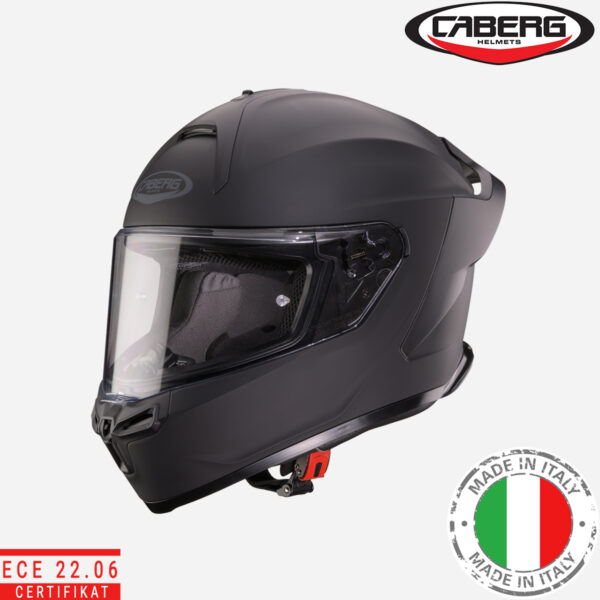 Zatvorena - full face kaciga za motor Caberg Roxter - Mat crna