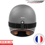 Zatvorena - full face kaciga za motor NOX Premium Rage - Mat titanium - Image 3