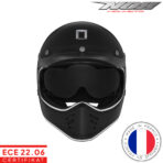 Zatvorena - full face kaciga za motor NOX Premium Seventy II - Mat crna - Image 2