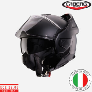 Modularna - flup up kaciga za motor Caberg Trip - Mat crna