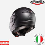 Modularna - flip up kaciga za motor Caberg Trip - Mat crna - Image 3