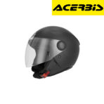 Dječija otvorena - jet kaciga za motor Acerbis Brezza - Crna