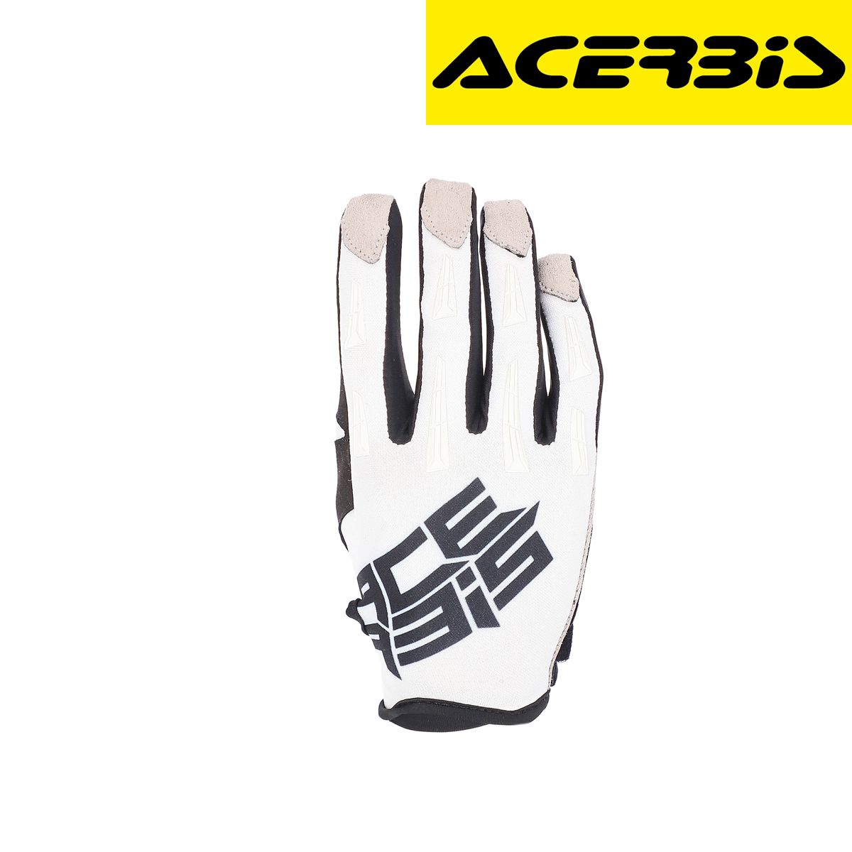 Dječije rukavice za motor Acerbis CE MX X-K Kid - Bijele