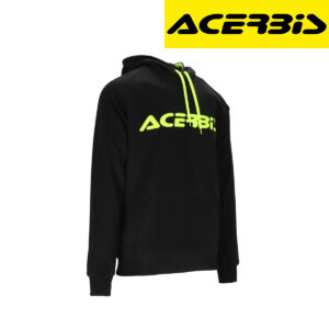 Duks - dukserica za motor Acerbis S-Logo - Crna