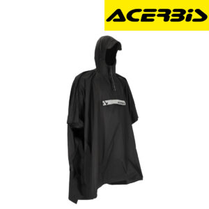 Jakna za kišu - kabanica za motor Acerbis Poncho - Crna