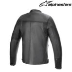 Kožna jakna za motor Alpinestars Blacktrack - Crna