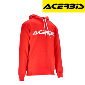 Duks - dukserica za motor Acerbis S-Logo - Crvena