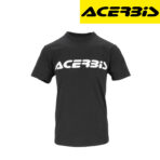 Majica za motor Acerbis T-Logo - Crna - Image 2
