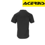 Majica za motor Acerbis T-Logo - Crna - Image 4