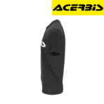 Majica za motor Acerbis T-Logo - Crna - Image 3