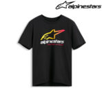Majica za motor Alpinestars Aligned CSF Tee - Crna