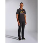 Majica za motor Alpinestars Aligned CSF Tee - Crna - Image 9