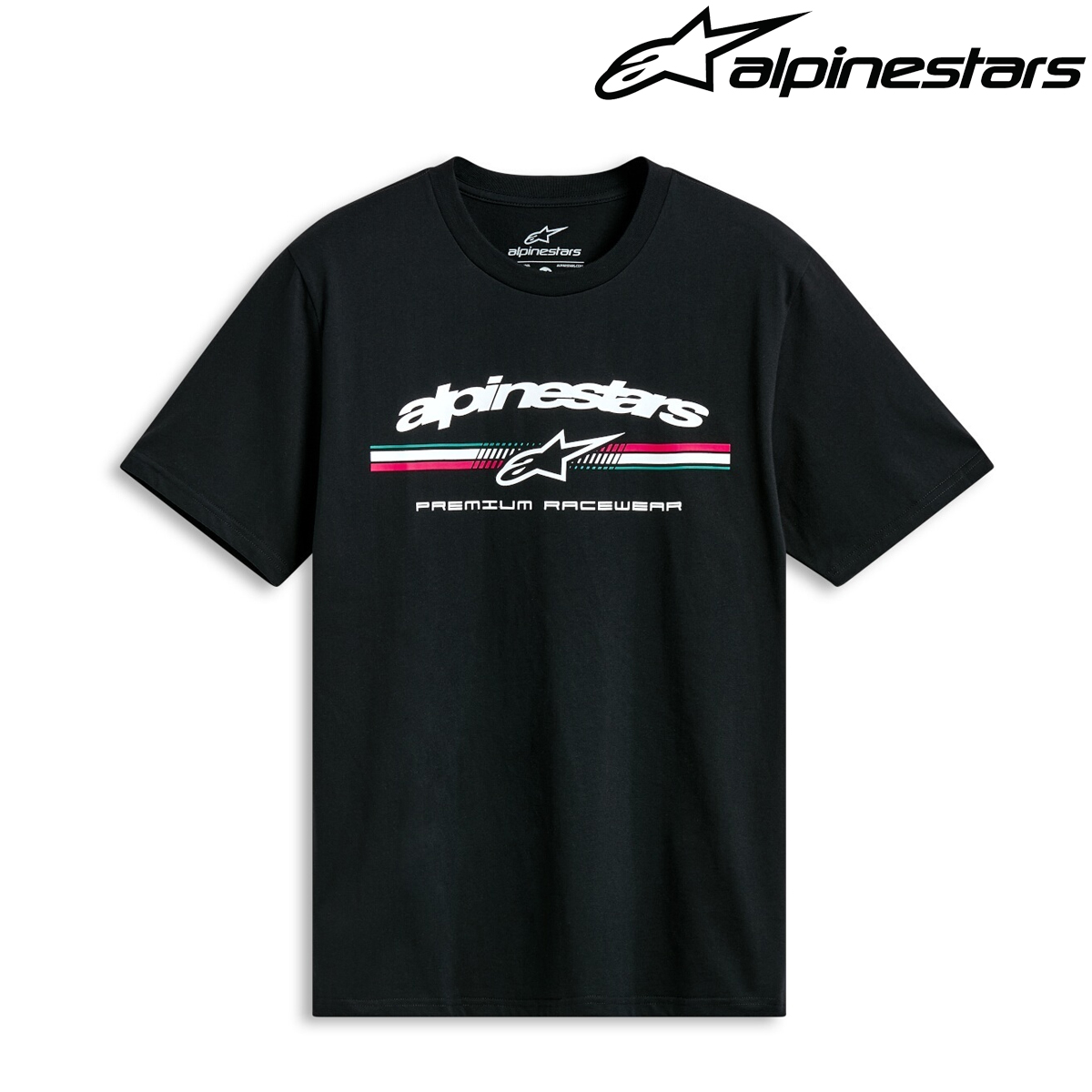 Majica za motor Alpinestars Prevail Csf Tee - Crna