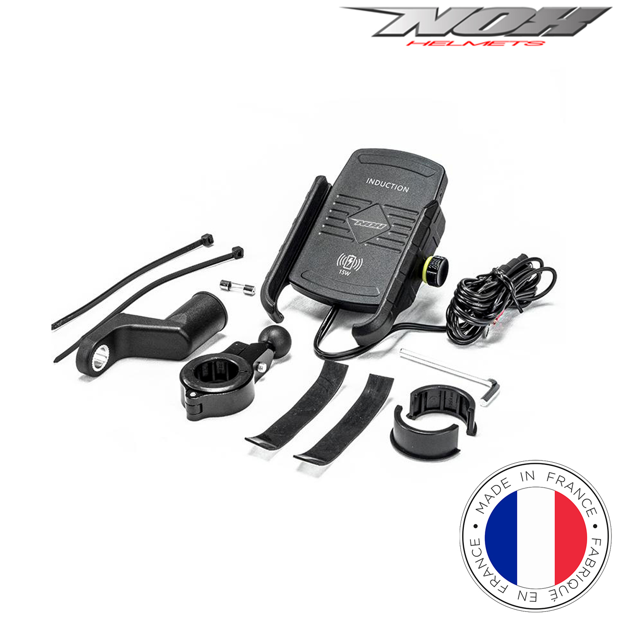 Univerzalni nosač telefona za motor sa bežičnim punjačem NOX U-Phone