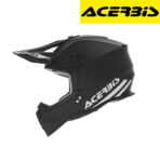 Zatvorena - full face off road kaciga za motor Acerbis Linear 2206 Solid - Metalik crna - Image 3