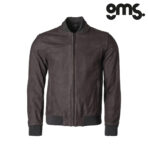 Kožna jakna za motor GMS Castillo - Smeđa