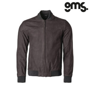 Kožna jakna za motor GMS Castillo - Smeđa