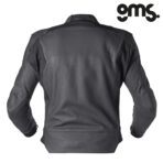 Kožna jakna za motor GMS GS-1 - Crna - Image 3