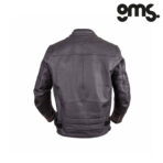 Kožna jakna za motor GMS Panther - Crna - Image 2