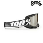 Naočale za motor GMS Strata 2 - Crne sa srebrenim staklom