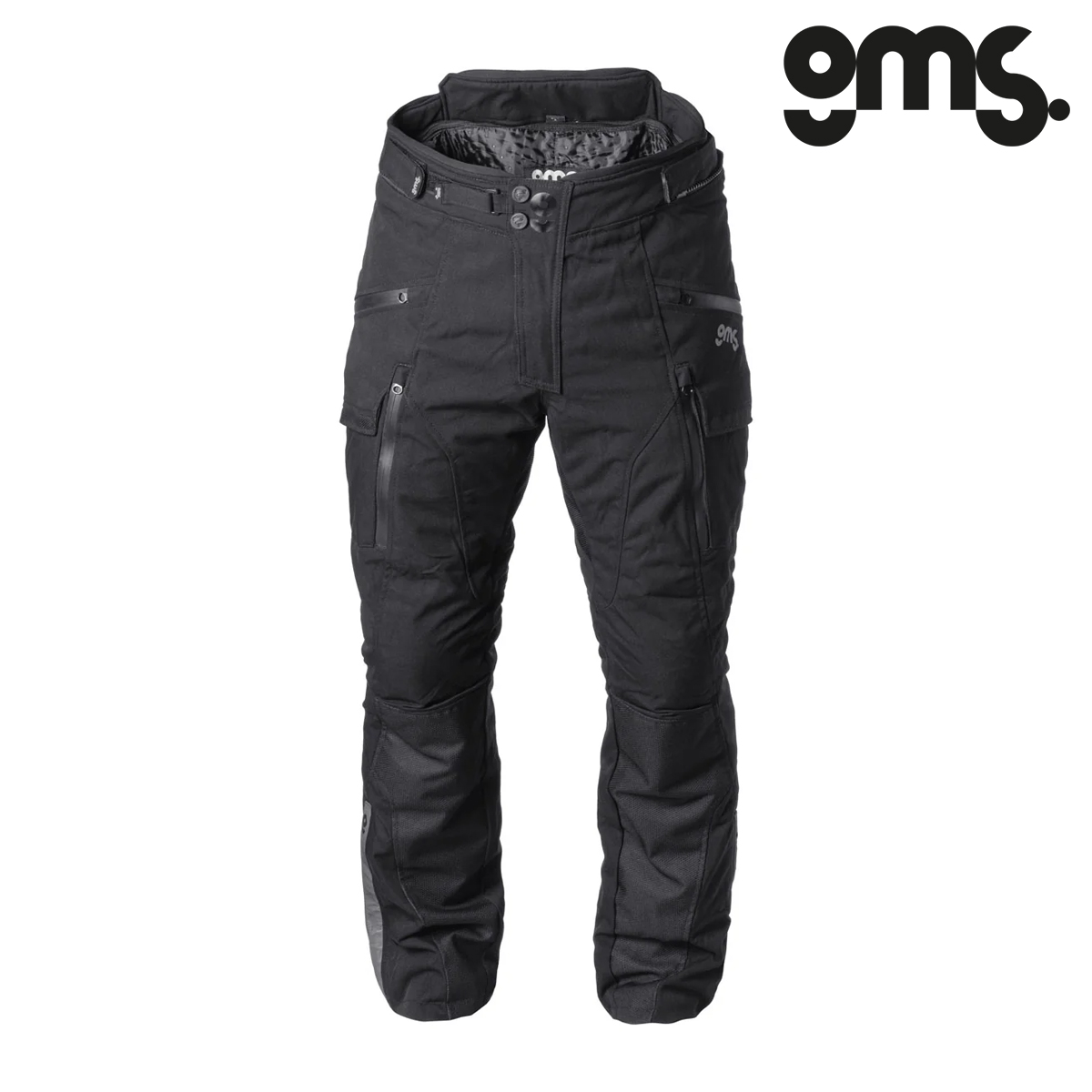 Pantalone - hlače za motor GMS Acamar WP - Crne
