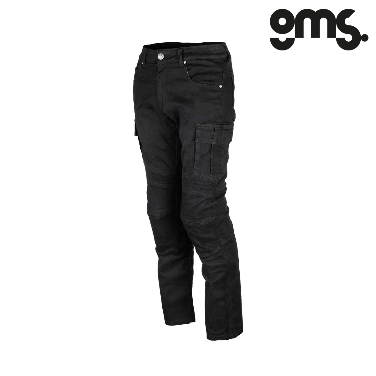 Pantalone - hlače za motor GMS Lizard Cargo - Crne