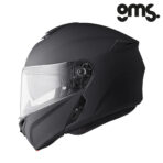 Modularna - flip up kaciga za motor GMS Aperio - Mat crna - Image 4