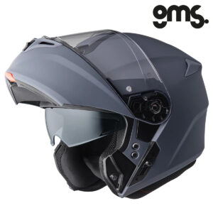 Modularna - flip up kaciga za motor GMS Aperio - Mat siva