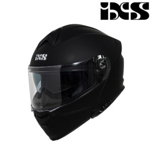 Modularna - flip up kaciga za motor iXS301 1.0 - Mat crna