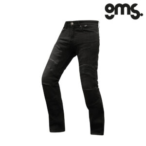 Pantalone - hlače - farmerke za motor GMS Viper - Crne