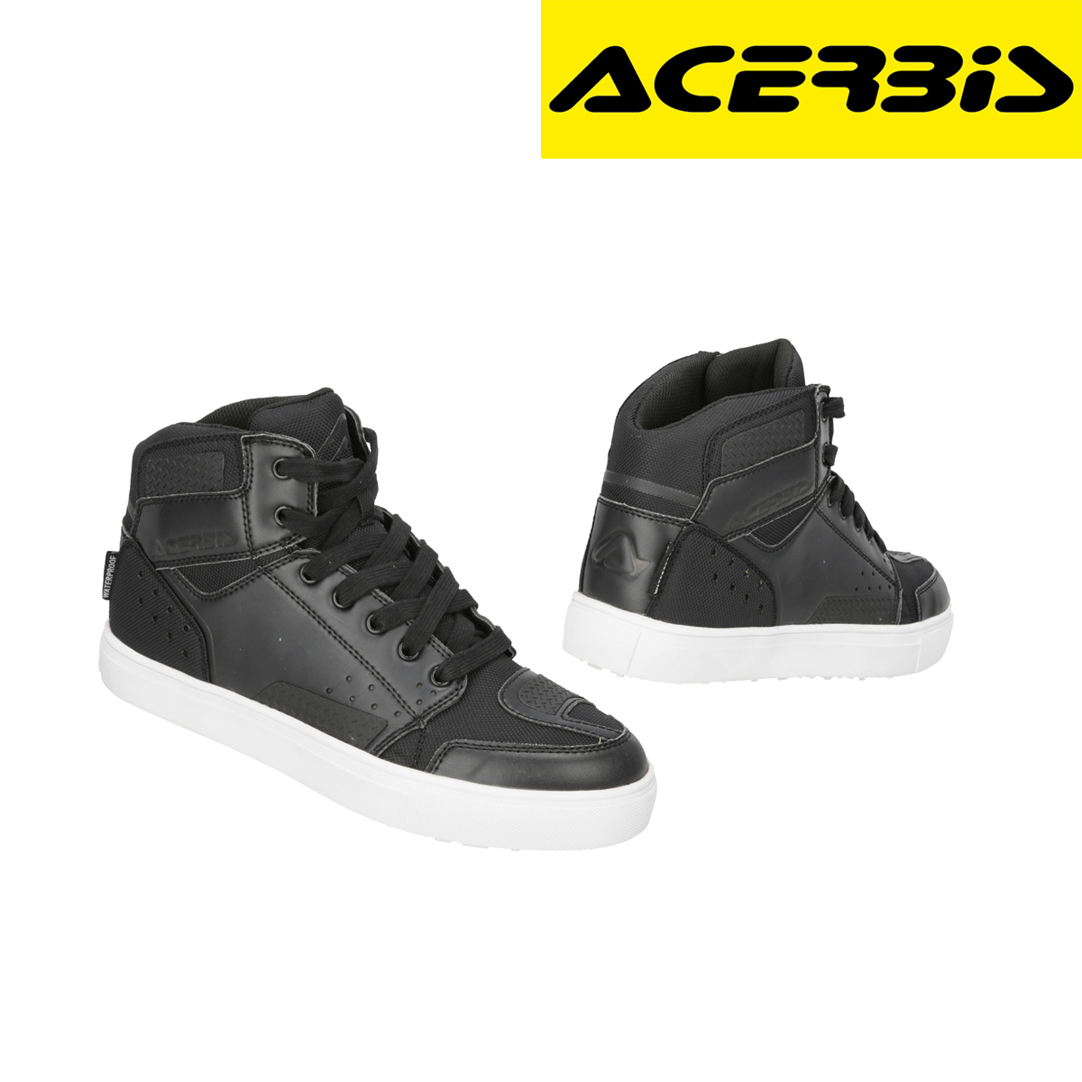 Patike za motor Acerbis Ce Lock - Crne