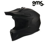 Zatvorena - full face off road kaciga za motor GMS Fortis - Mat crna
