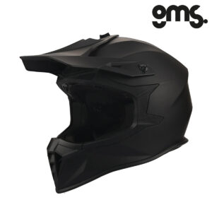 Zatvorena - full face off road kaciga za motor GMS Fortis - Mat crna