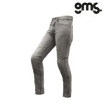 Ženske pantalone - hlače - farmerke za motor GMS Rattle Lady - Sive